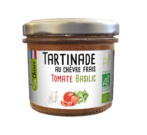 Tartinade au chèvre frais Tomate Basilic 90g