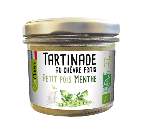 Tartinade au chèvre frais Petit pois menthe 90g