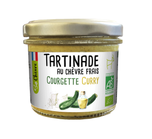 Tartinade au chèvre frais Courgette curry 90g