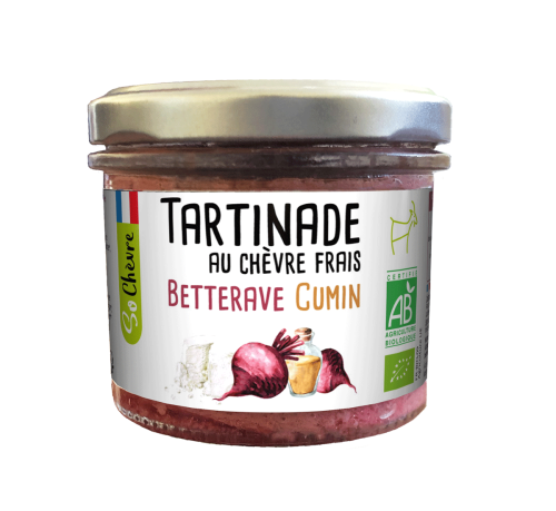 Tartinade au chèvre frais Betterave cumin 90g