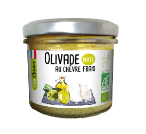 Olivade verte au chèvre frais 90g