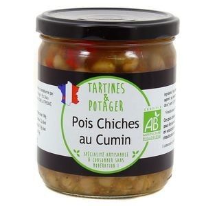 Tartines & Potager Pois Chiches au Cumin Bio 430g