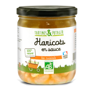 Haricots blancs en sauce bio 410 g