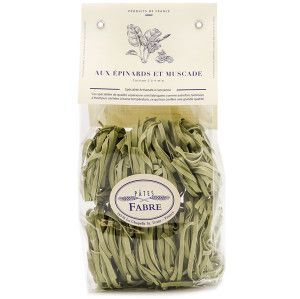 TAGLIATELLES AUX ÉPINARDS ET MUSCADE - 250G