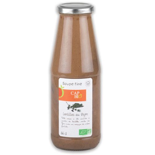 SOUPE FINE BIO AUX LENTILLES ET THYM - 66CL