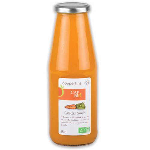SOUPE FINE BIO AUX CAROTTES ET CUMIN - 66CL