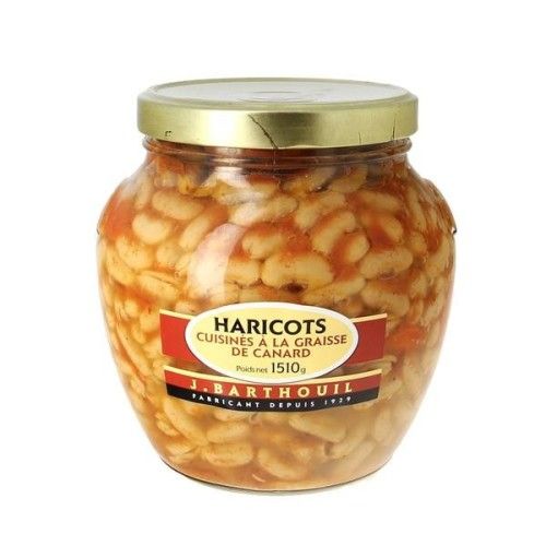 HARICOTS CUISINÉS À LA GRAISSE - 1510G