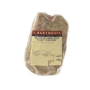 FOIE GRAS DE CANARD ENTIER MI-CUIT LOBE ENTIER - 450G ENV