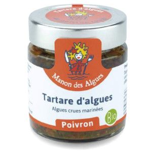 Tartare d’algues au poivron rouge Bio