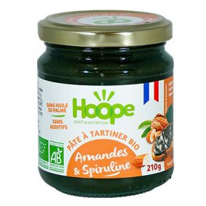 PÂTE À TARTINER BIO AMANDES-SPIRULINE