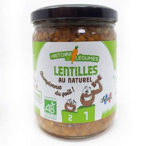 LENTILLES AU NATUREL BIO