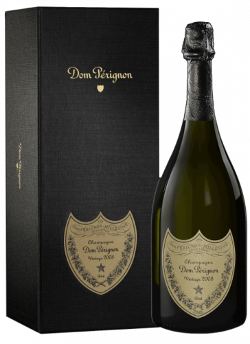 CHAMPAGNE DOM PÉRIGNON BLANC 2008 AVEC COFFRET