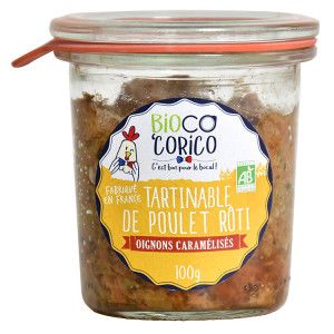 Tartinable de Poulet rôti Oignons caramelisés
