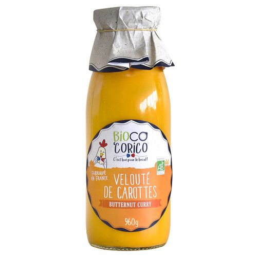 Velouté de carottes butternut au curry