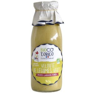 Velouté de légumes verts aux petits lardons fumés - 960g