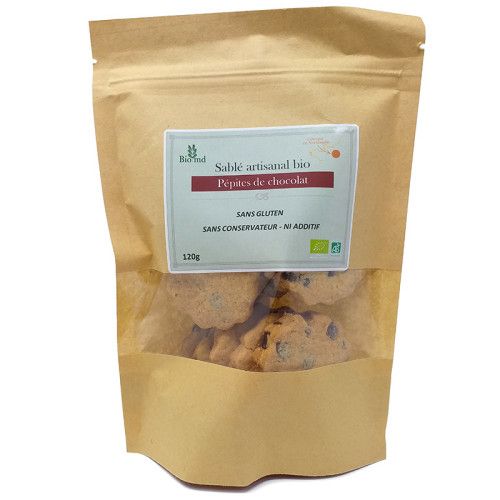 Sablé artisanal pépite de chocolat BIO