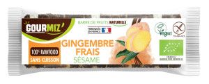 Pack de 20 barres de fruits bio : Gingembre frais • Sésame