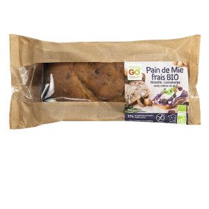 Pain de mie frais BIO Noisette Canneberge