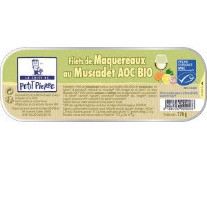 Filet de maquereau au muscadet AOC Bio • 176g
