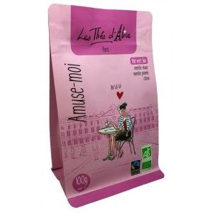 Thé vert bio - menthe douce - menthe poivrée - citron
