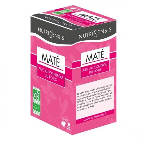 Nutrisensis Maté Aide contrôle du poids 20 sachets