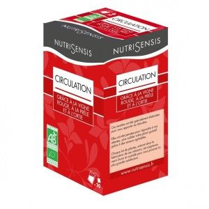 Circulation - Grâce à la vigne rouge, à la prêle et l'ortie - 20 sachets