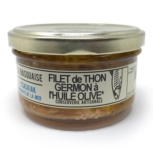 FILET DE THON GERMON À L'HUILE D'OLIVE BIO - 140GR