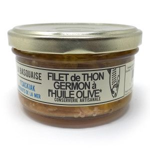 FILET DE THON GERMON À L'HUILE D'OLIVE BIO - 140GR