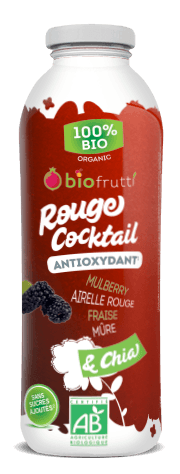BIOFRUTTI Antioxydant ROUGE COCKTAIL & CHIA 700ml
