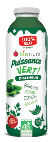 BIOFRUTTI Draineur PUISSANCE VERT! 700ml