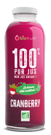 BIOFRUTTI 100 % PUR JUS DE CRANBERRY 700ml
