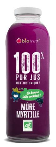 BIOFRUTTI 100 % PUR JUS MURE & MYRTILLE 700ml