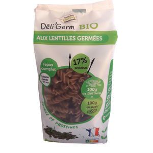 DELIGERM - BLE DUR ET LENTILLE VERTE GERMEES BIO