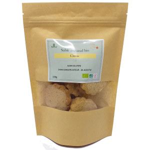 Sablé artisanal citron BIO 120g