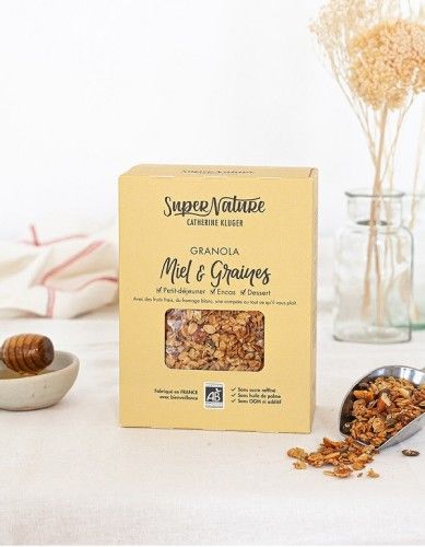 GRANOLA BIO MIEL GRAINES 350g