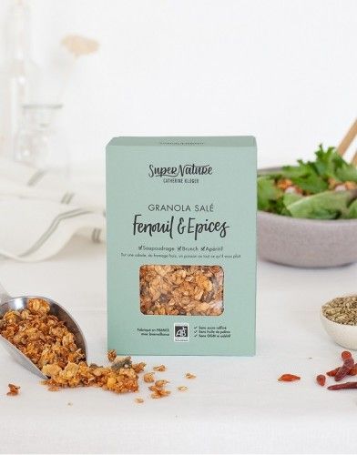 GRANOLA BIO SALÉ FENOUIL & EPICES -160 G