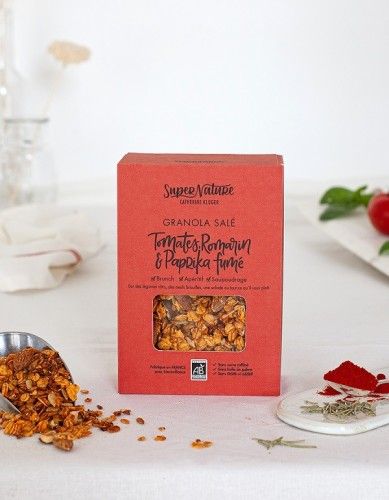 GRANOLA BIO TOMATE ROMARIN & PAPRIKA FUMÉ - 160g