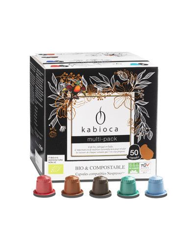 CAFE CAPSULE MULTI PACK Kabioca x50