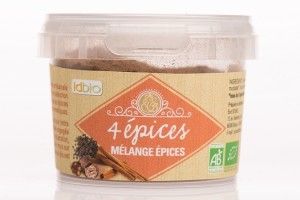 Mélange Quatre Epices IDBIO 40g