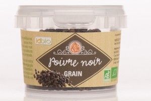 Poivre Noir Grains IDBIO 40g