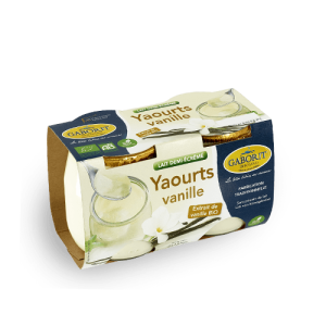 Yaourt Vanille 1/2 écrémé 2x125g Gaborit bio