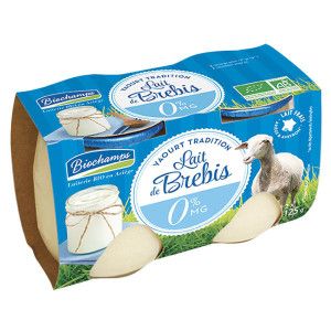 Yaourts brebis 0% - 2x125g Biochamps