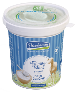FROMAGE BLANC 1/2 ECREME 400G Biochamps
