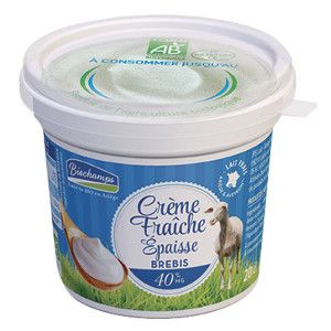 CREME FRAICHE DE BREBIS 20cl Biochamps