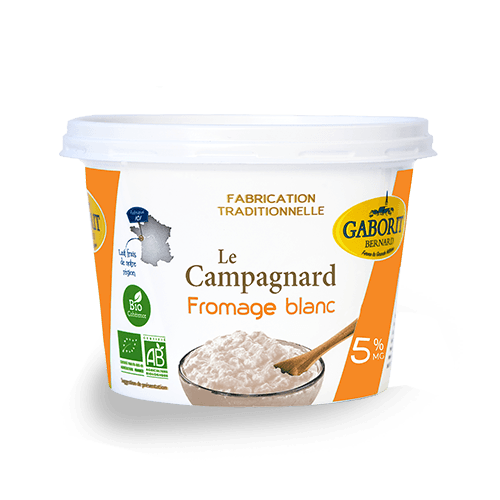 Fromage blanc campagnard 5 % MG 400G Biochamps