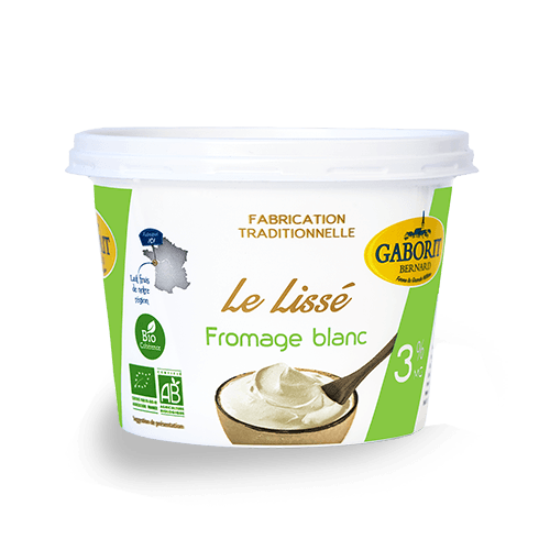 Fromage blanc 3% MG LISSE  500G Biochamps