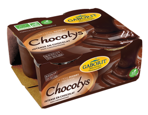 Chocolys Crème lait entier 4X100G Gaborit Bio