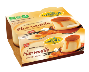 Mix Vanille, Chocolat,Ccaramel 4X100G Gaborit Bio