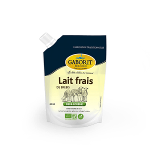 Lait de brebis bio demi-écrémé 400ml Gaborit Bio