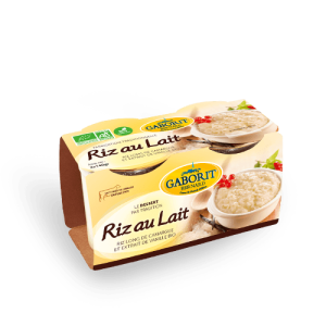 Riz au lait de vache 2X140G Gaborit Bio